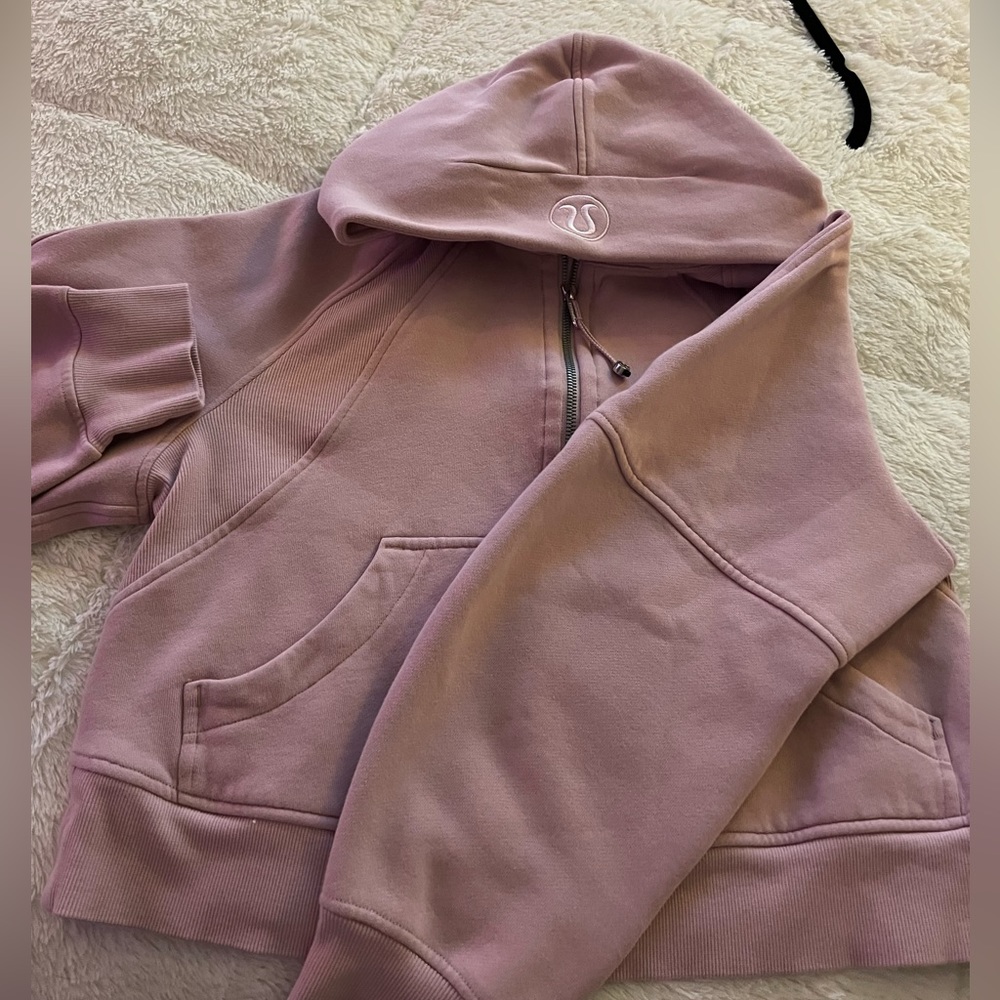 Scuba oversized half zip hoodie